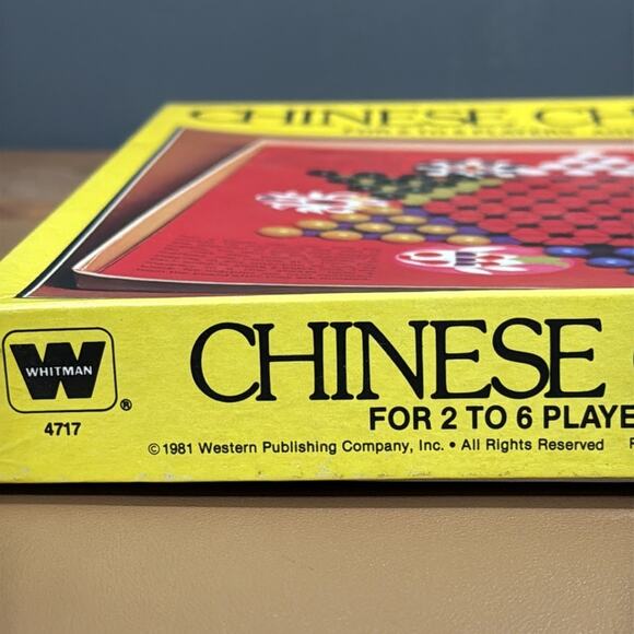 Vintage 1981 Whitman Chinese Checkers board game all pieces included 2-6 players - Picture 10 of 12